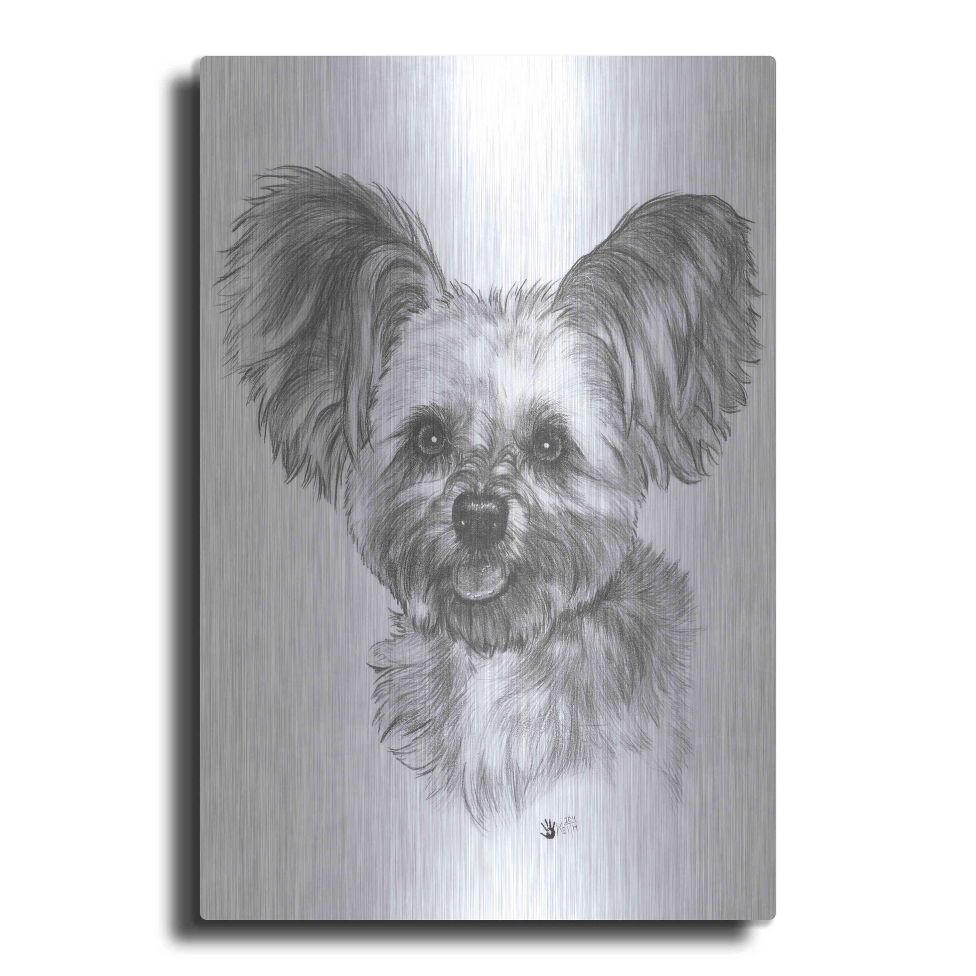 Luxe Metal Art 'Chion' by Barbara Keith, Metal Wall Art