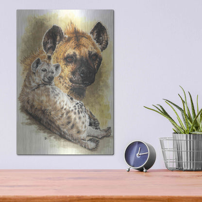 Luxe Metal Art 'Beastly' by Barbara Keith, Metal Wall Art,12x16