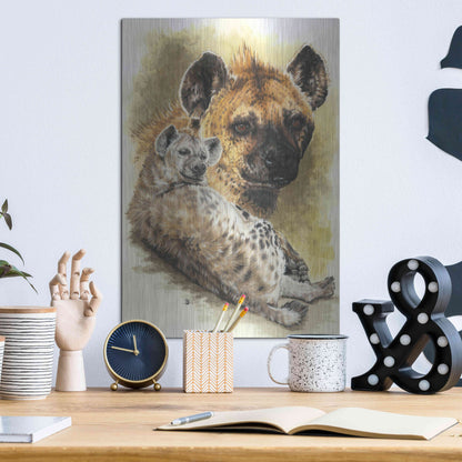 Luxe Metal Art 'Beastly' by Barbara Keith, Metal Wall Art,12x16