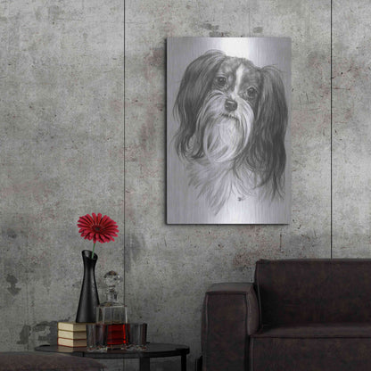 Luxe Metal Art 'Miki' by Barbara Keith, Metal Wall Art,24x36