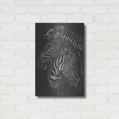 Luxe Metal Art 'Duel' by Barbara Keith, Metal Wall Art,16x24