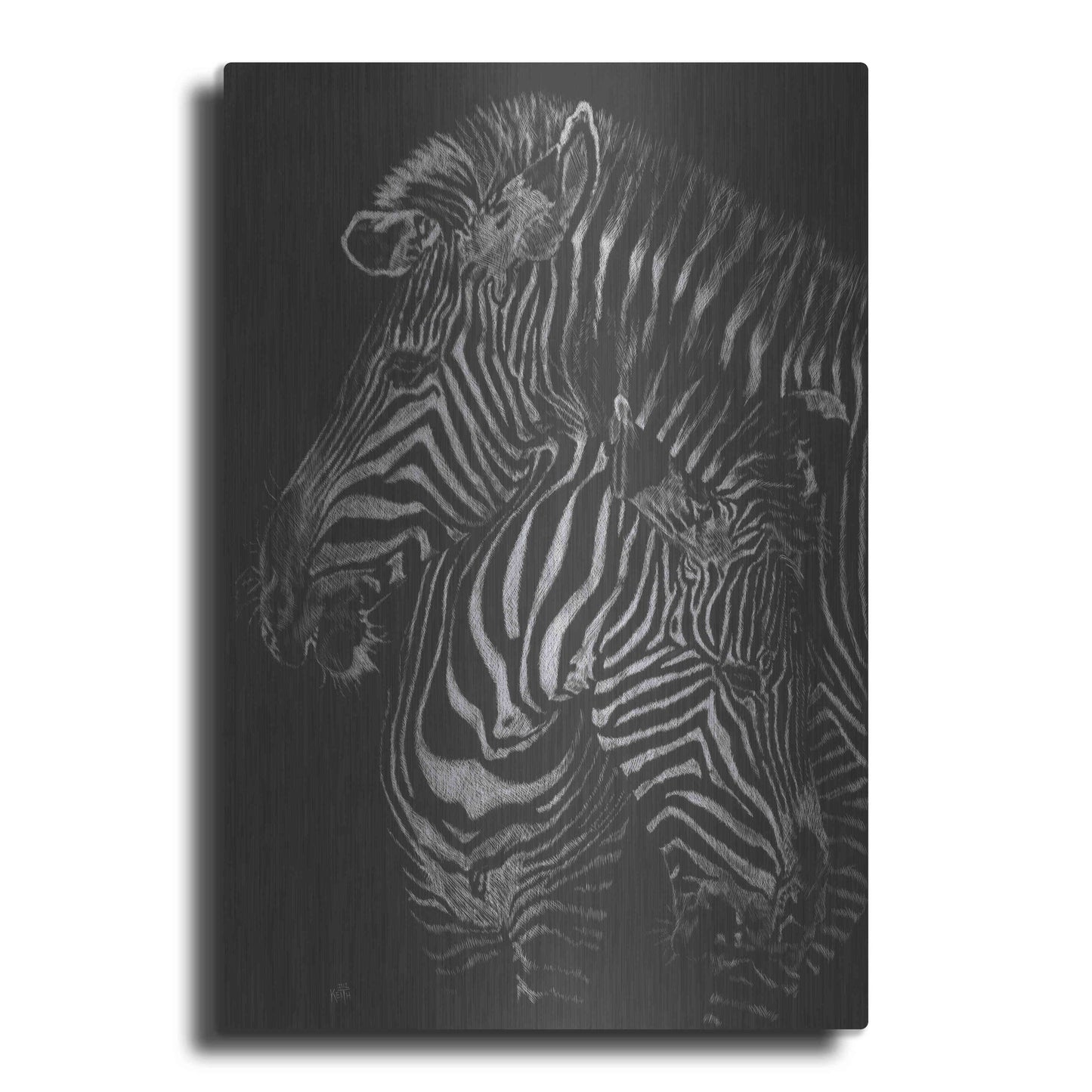 Luxe Metal Art 'Duel' by Barbara Keith, Metal Wall Art