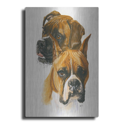 Luxe Metal Art 'Boxer' by Barbara Keith, Metal Wall Art