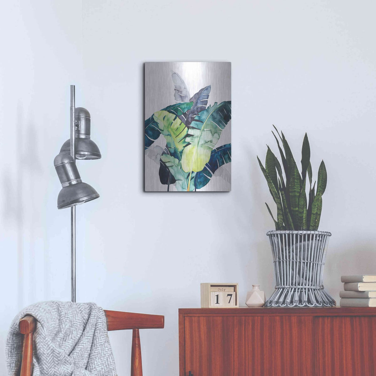 'Twilight Palms II' by Grace Popp – Metal Wall Art, 16x24 room view