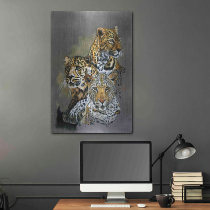 Luxe Metal Art 'Shadow Hunter' by Barbara Keith, Metal Wall Art,24x36