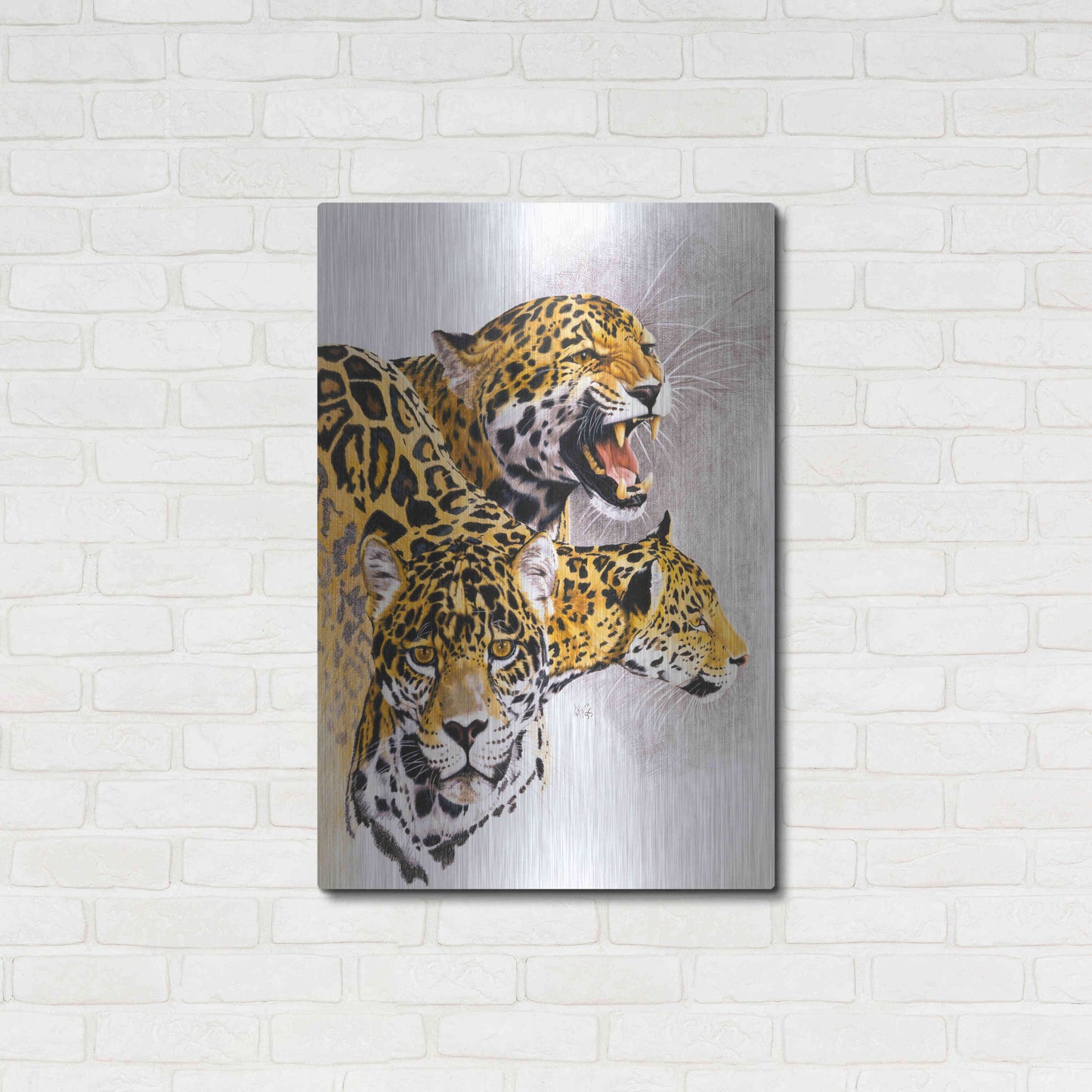 Luxe Metal Art 'Rain Forest Wrath' by Barbara Keith, Metal Wall Art,24x36