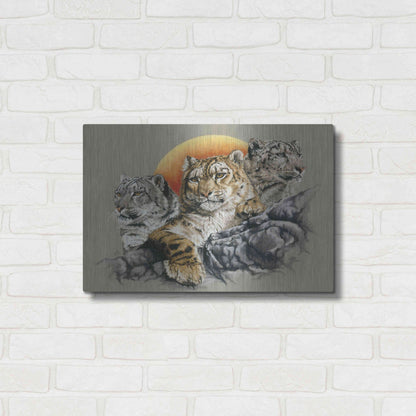 Luxe Metal Art 'Kindred Spirits' by Barbara Keith, Metal Wall Art,24x16