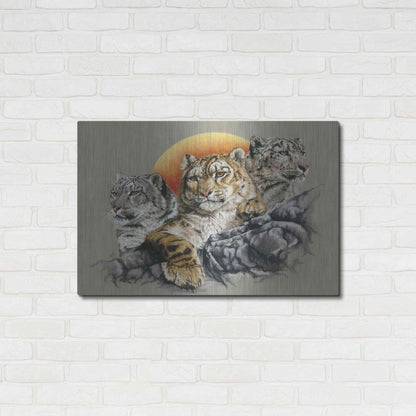 Luxe Metal Art 'Kindred Spirits' by Barbara Keith, Metal Wall Art,36x24