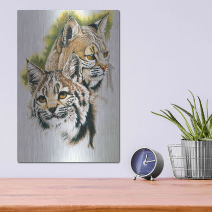 Luxe Metal Art 'In The Woods' by Barbara Keith, Metal Wall Art,12x16