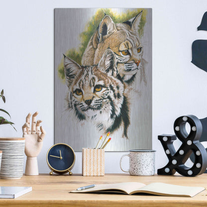 Luxe Metal Art 'In The Woods' by Barbara Keith, Metal Wall Art,12x16