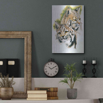 Luxe Metal Art 'In The Woods' by Barbara Keith, Metal Wall Art,12x16