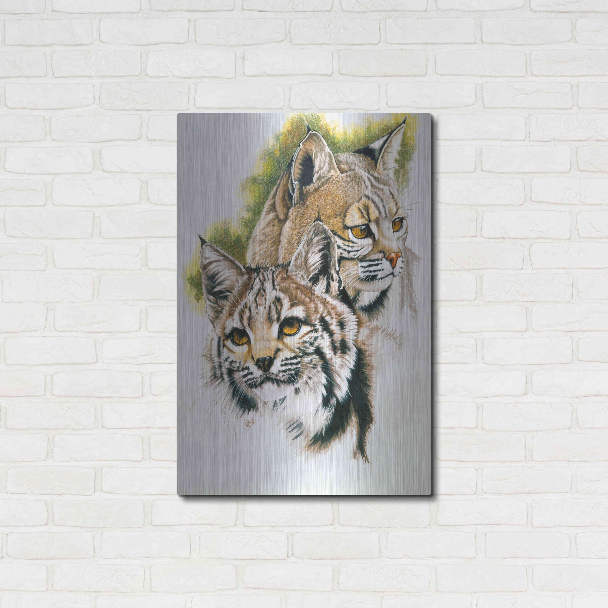 Luxe Metal Art 'In The Woods' by Barbara Keith, Metal Wall Art,24x36