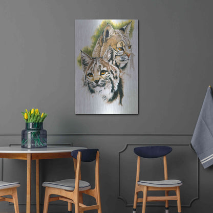 Luxe Metal Art 'In The Woods' by Barbara Keith, Metal Wall Art,24x36