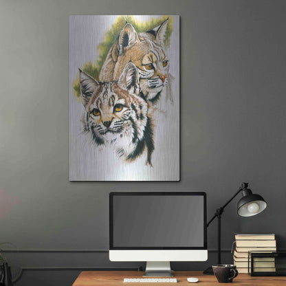 Luxe Metal Art 'In The Woods' by Barbara Keith, Metal Wall Art,24x36