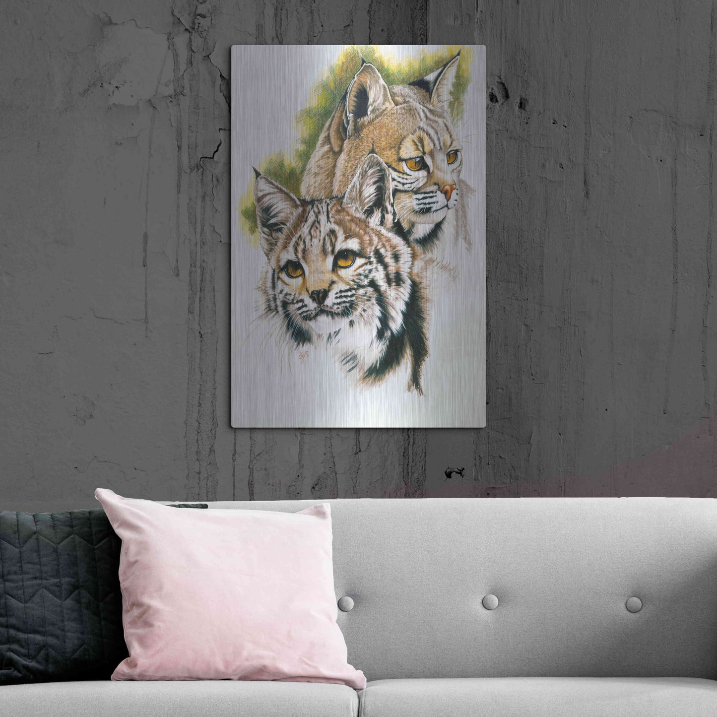 Luxe Metal Art 'In The Woods' by Barbara Keith, Metal Wall Art,24x36