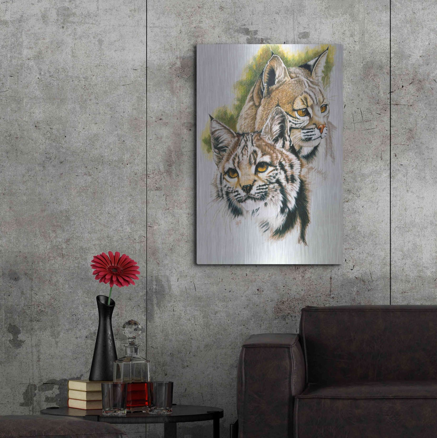 Luxe Metal Art 'In The Woods' by Barbara Keith, Metal Wall Art,24x36