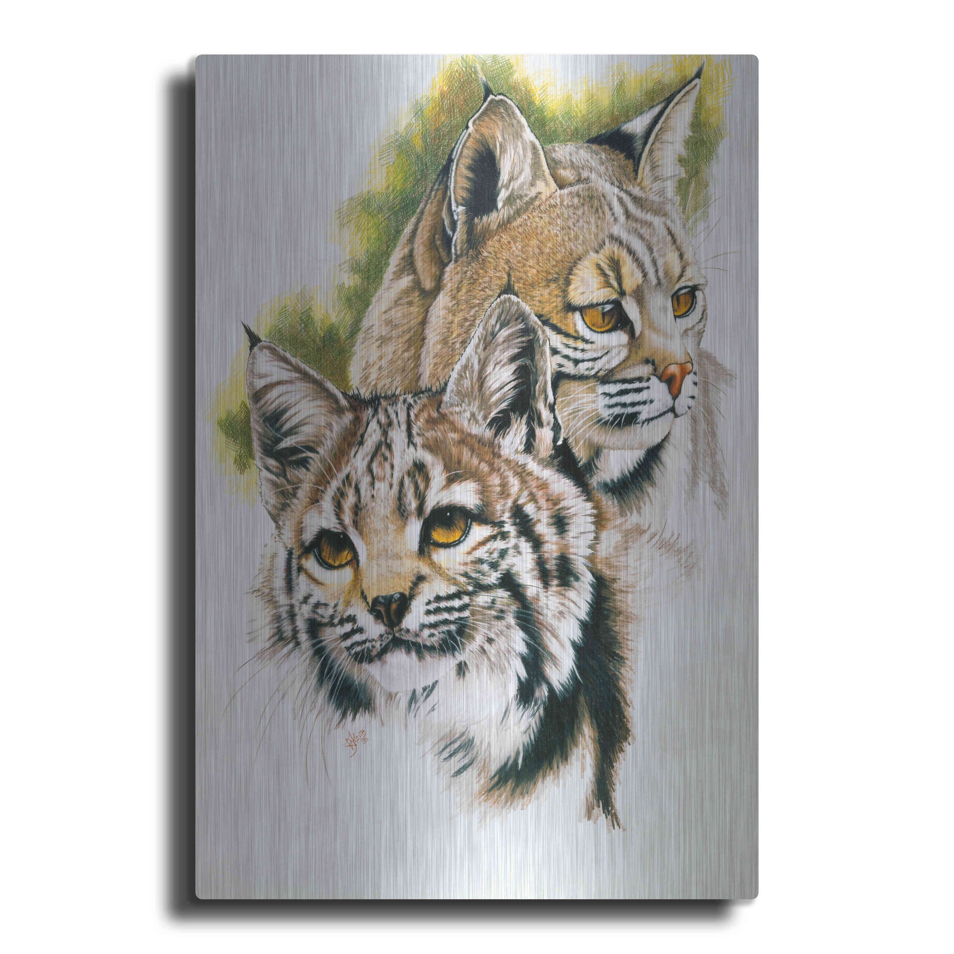 Luxe Metal Art 'In The Woods' by Barbara Keith, Metal Wall Art