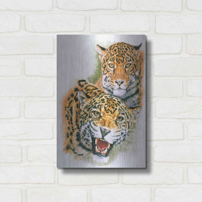 Luxe Metal Art 'Blaze Of Glory' by Barbara Keith, Metal Wall Art,12x16