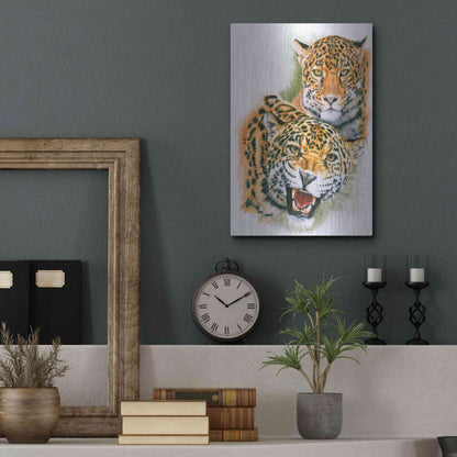 Luxe Metal Art 'Blaze Of Glory' by Barbara Keith, Metal Wall Art,12x16