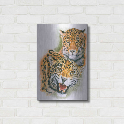 Luxe Metal Art 'Blaze Of Glory' by Barbara Keith, Metal Wall Art,16x24