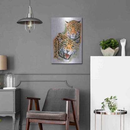 Luxe Metal Art 'Blaze Of Glory' by Barbara Keith, Metal Wall Art,16x24