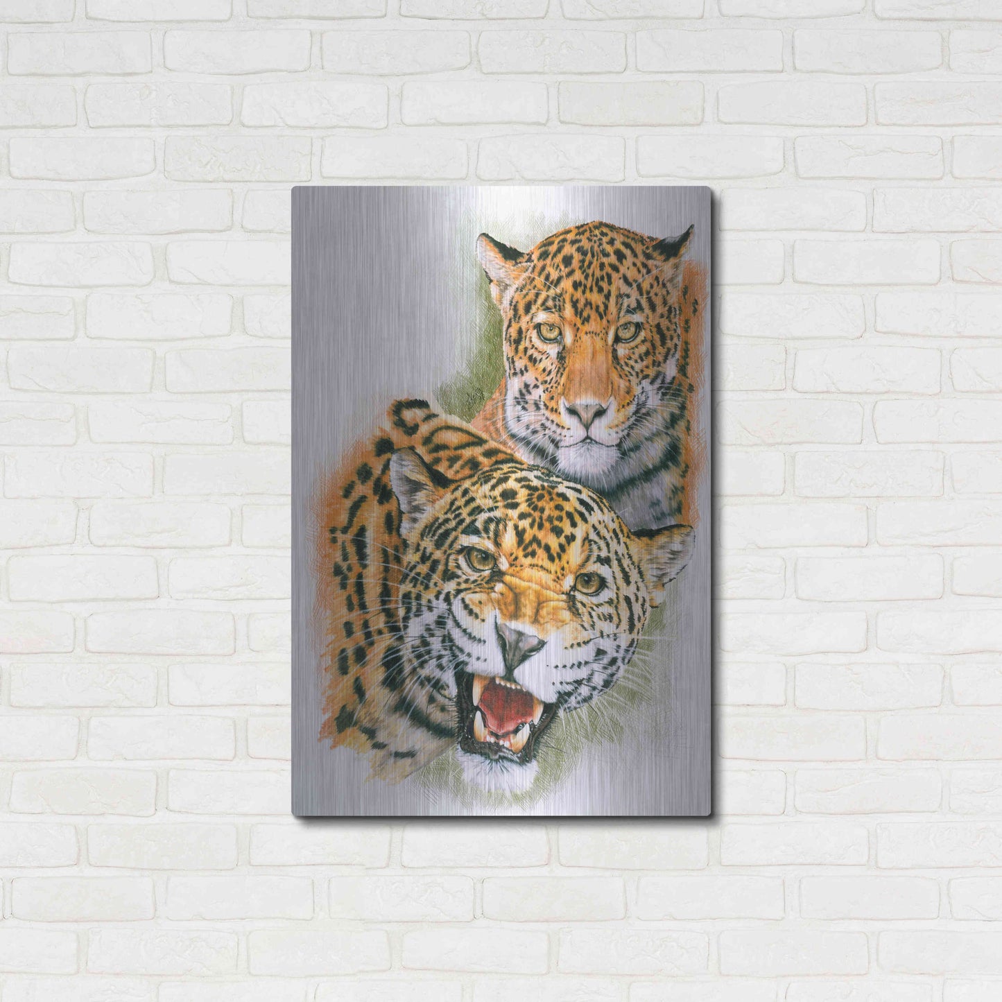 Luxe Metal Art 'Blaze Of Glory' by Barbara Keith, Metal Wall Art,24x36