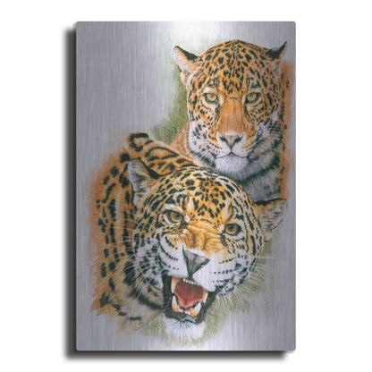 Luxe Metal Art 'Blaze Of Glory' by Barbara Keith, Metal Wall Art