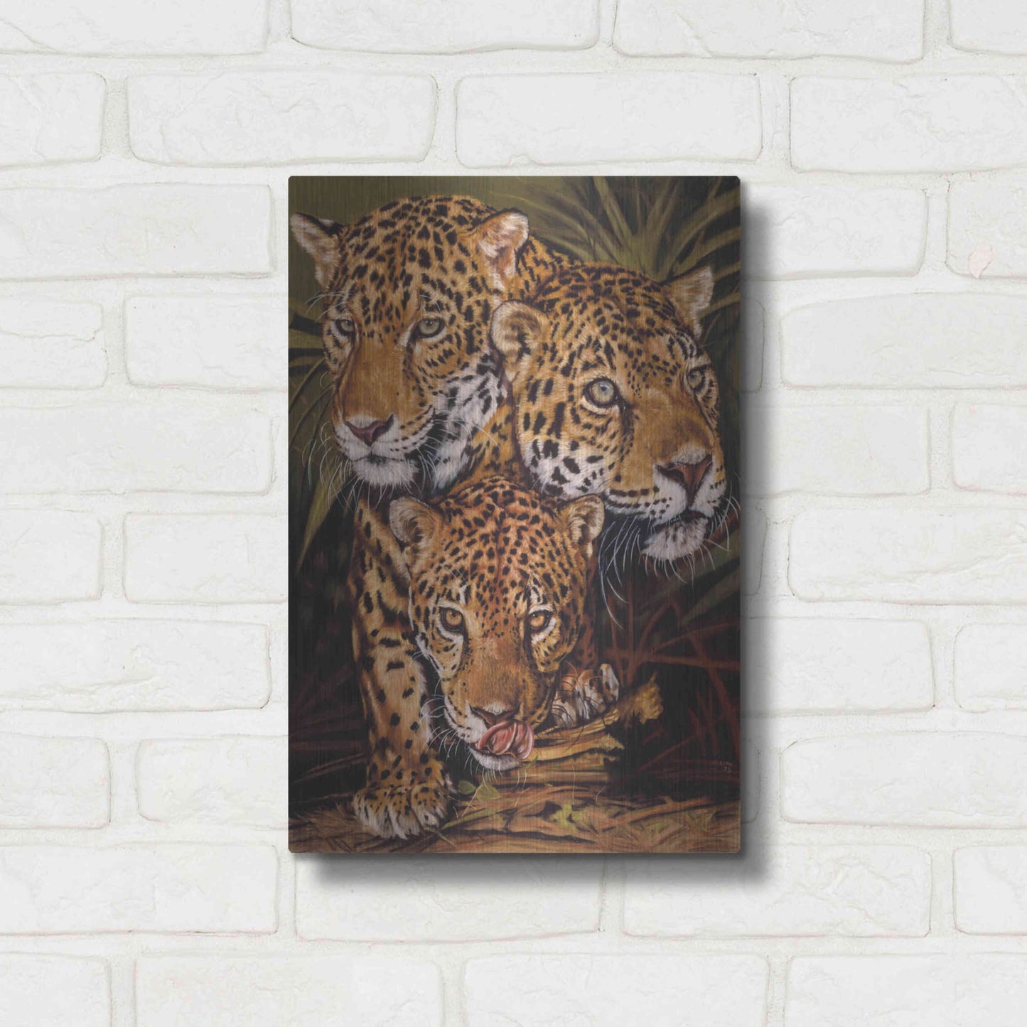 Luxe Metal Art 'Forest Jewels' by Barbara Keith, Metal Wall Art,12x16