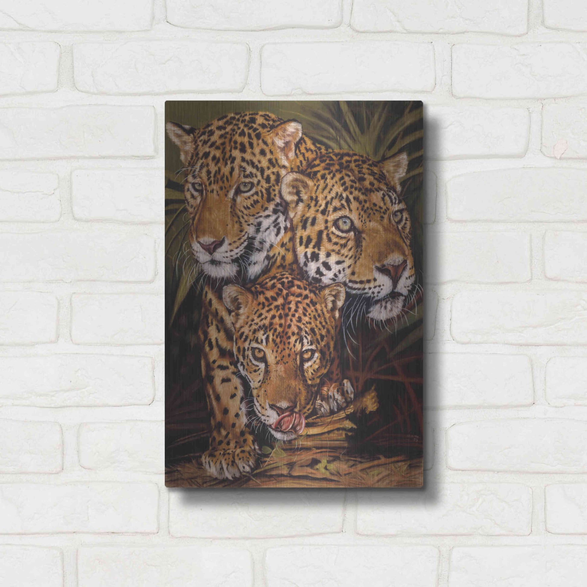 Luxe Metal Art 'Forest Jewels' by Barbara Keith, Metal Wall Art,12x16