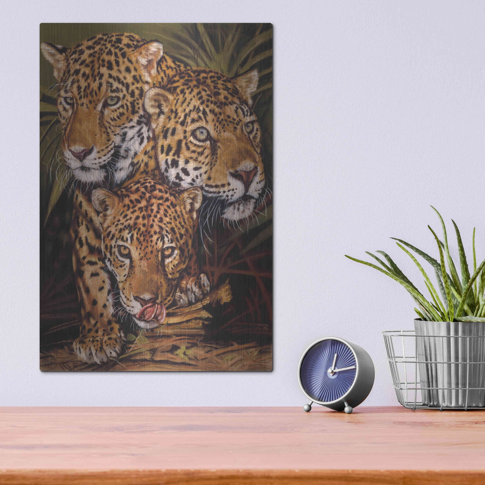 Luxe Metal Art 'Forest Jewels' by Barbara Keith, Metal Wall Art,12x16