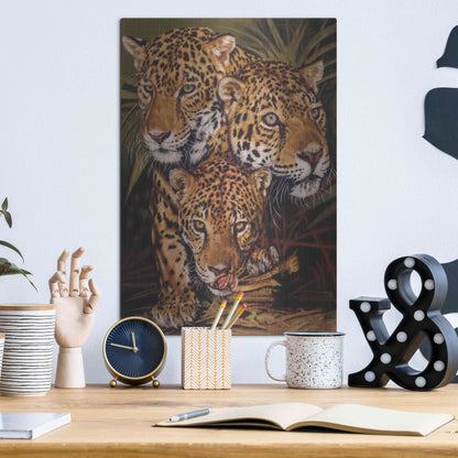 Luxe Metal Art 'Forest Jewels' by Barbara Keith, Metal Wall Art,12x16