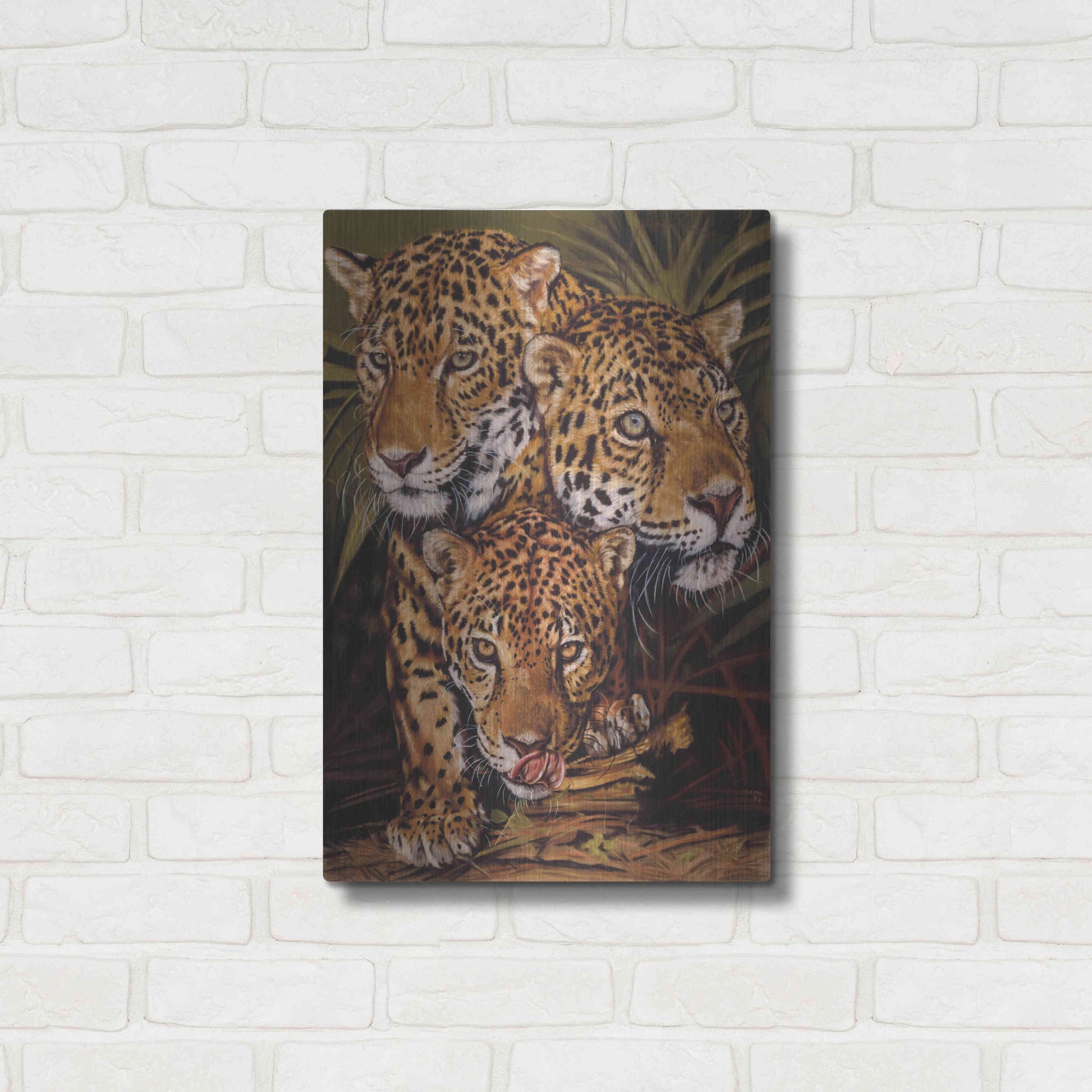 Luxe Metal Art 'Forest Jewels' by Barbara Keith, Metal Wall Art,16x24