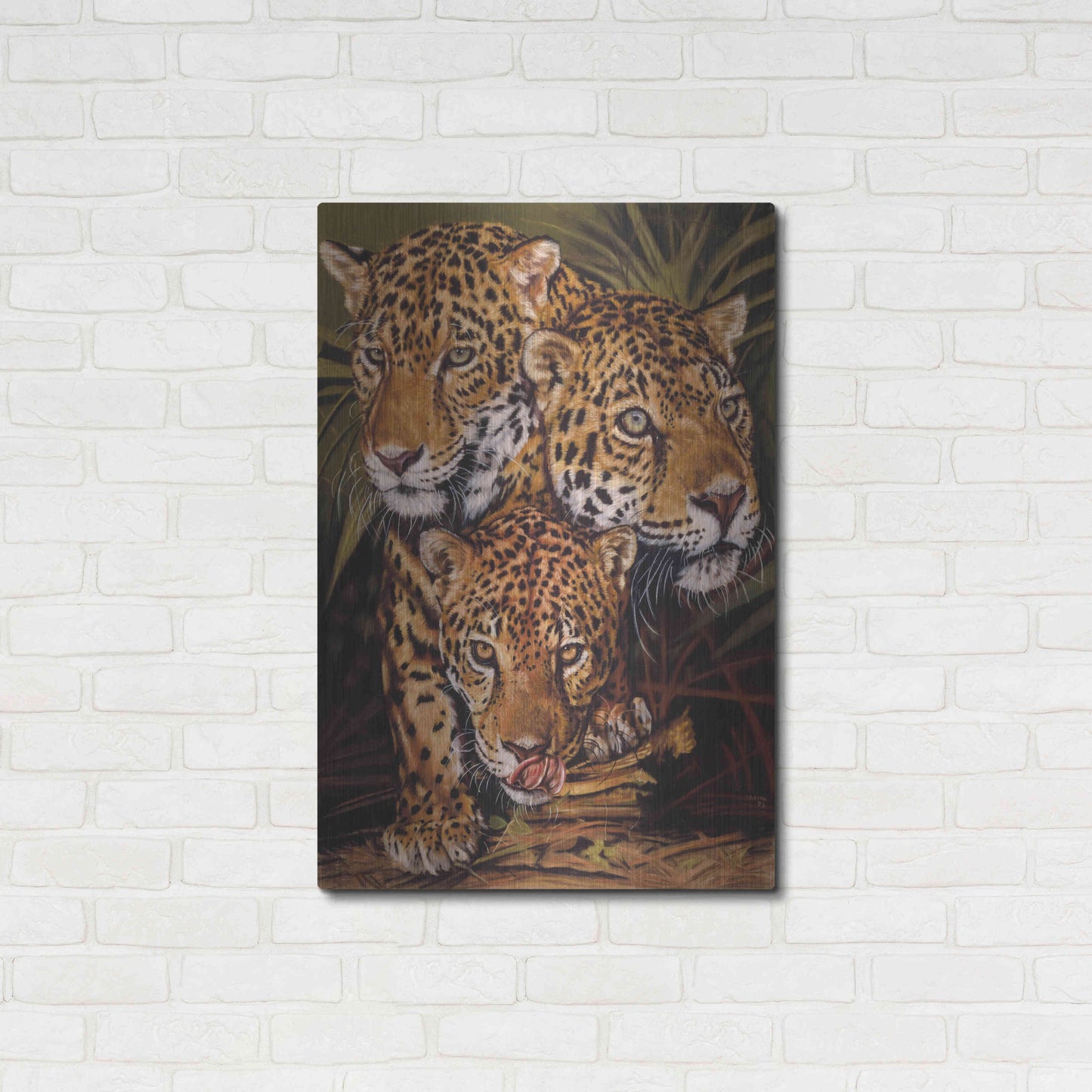 Luxe Metal Art 'Forest Jewels' by Barbara Keith, Metal Wall Art,24x36