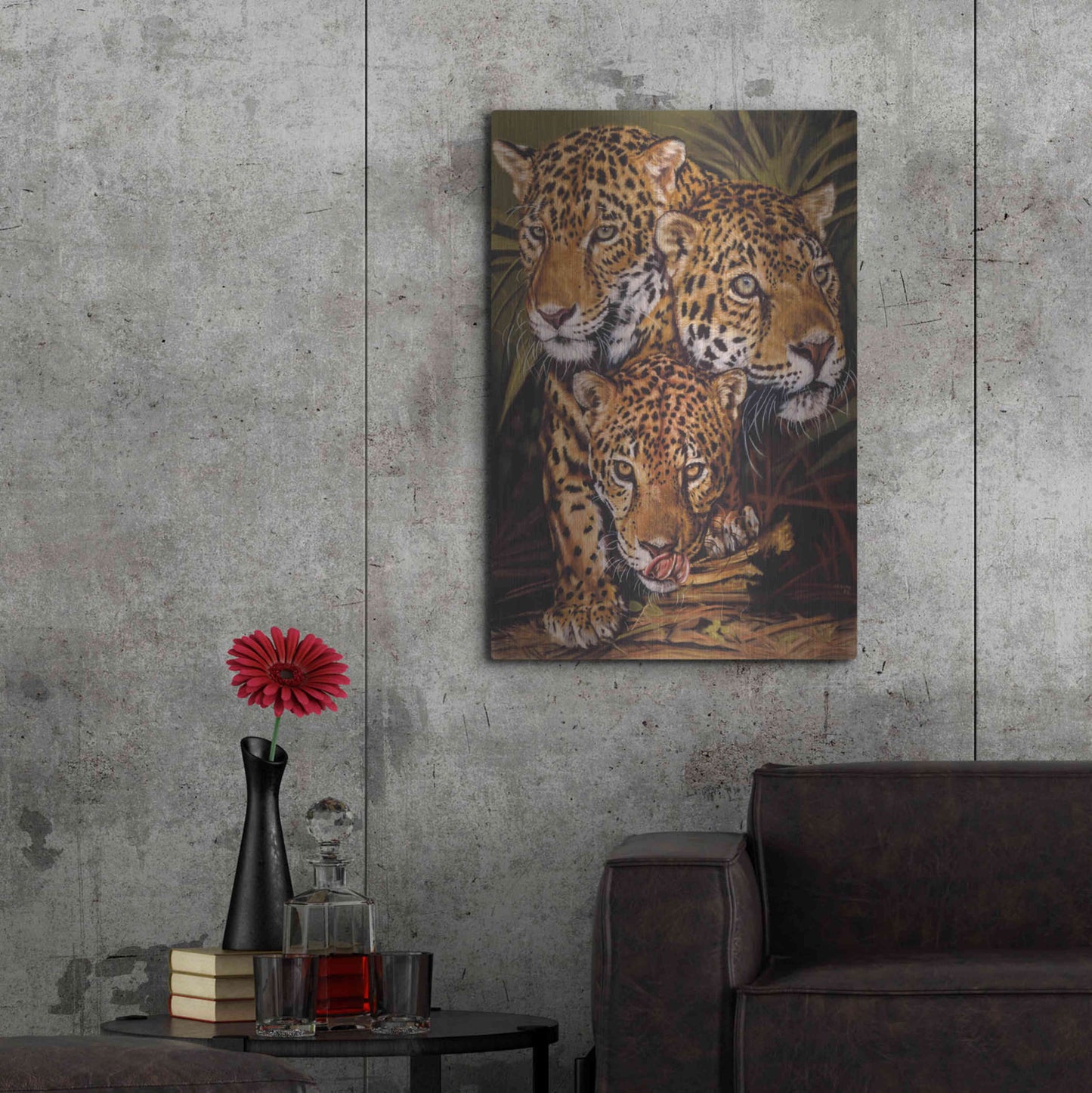 Luxe Metal Art 'Forest Jewels' by Barbara Keith, Metal Wall Art,24x36