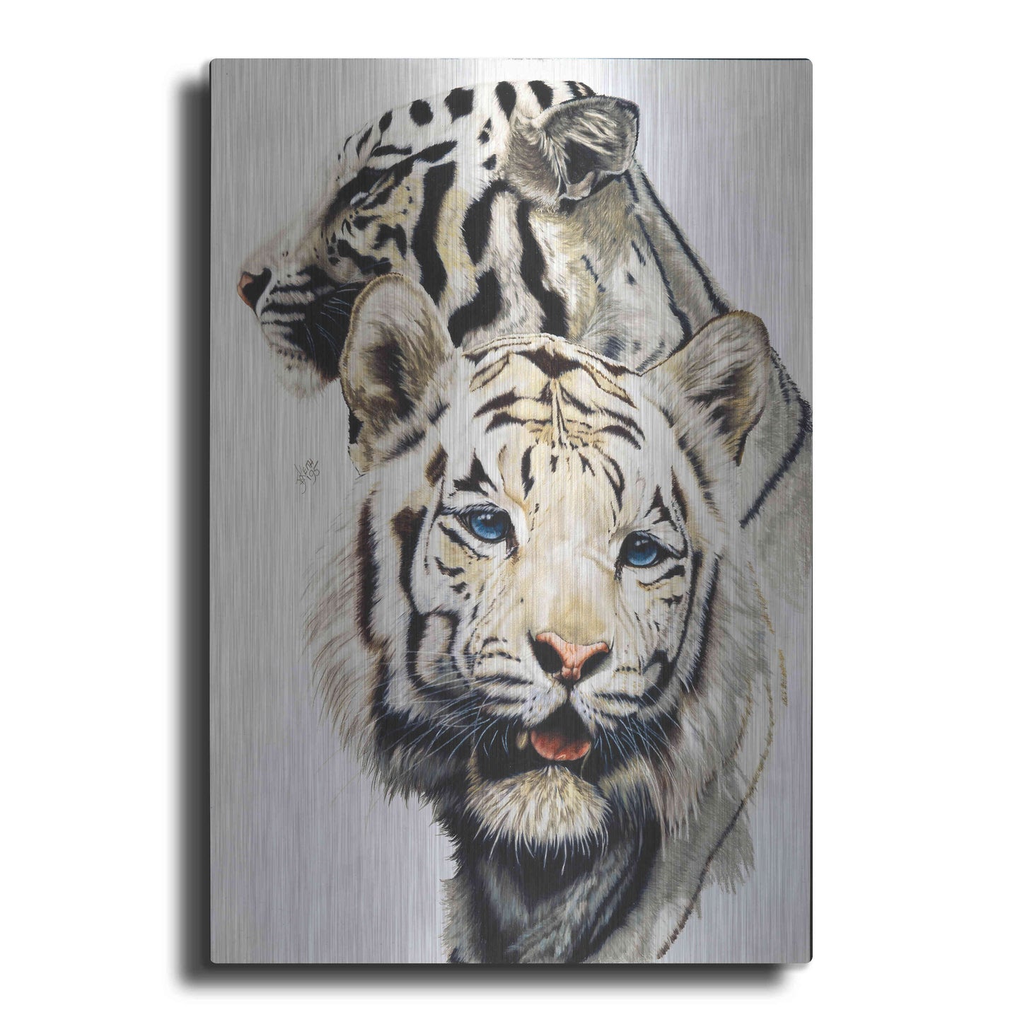 Luxe Metal Art 'Ghost' by Barbara Keith, Metal Wall Art