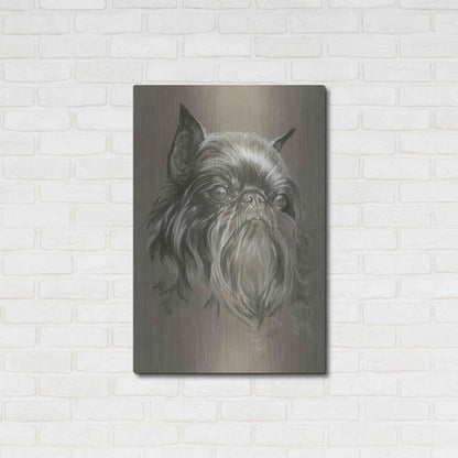 Luxe Metal Art 'Brussels Griffon 2' by Barbara Keith, Metal Wall Art,24x36