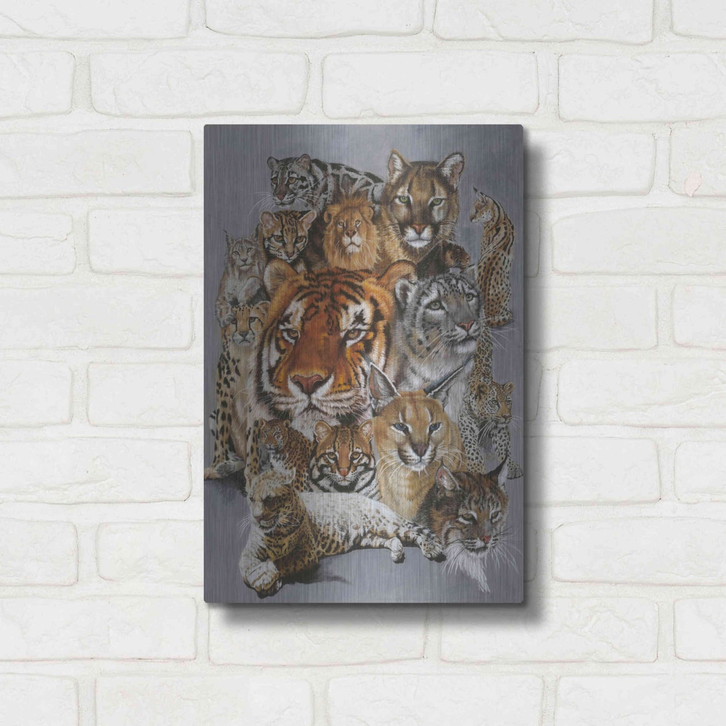 Luxe Metal Art 'Noble Heritage' by Barbara Keith, Metal Wall Art,12x16