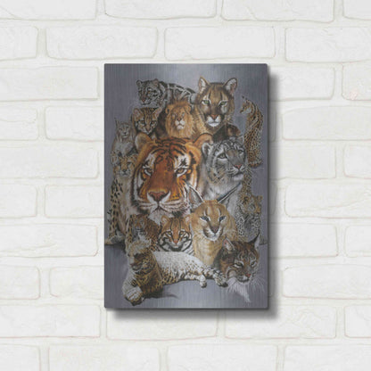 Luxe Metal Art 'Noble Heritage' by Barbara Keith, Metal Wall Art,12x16