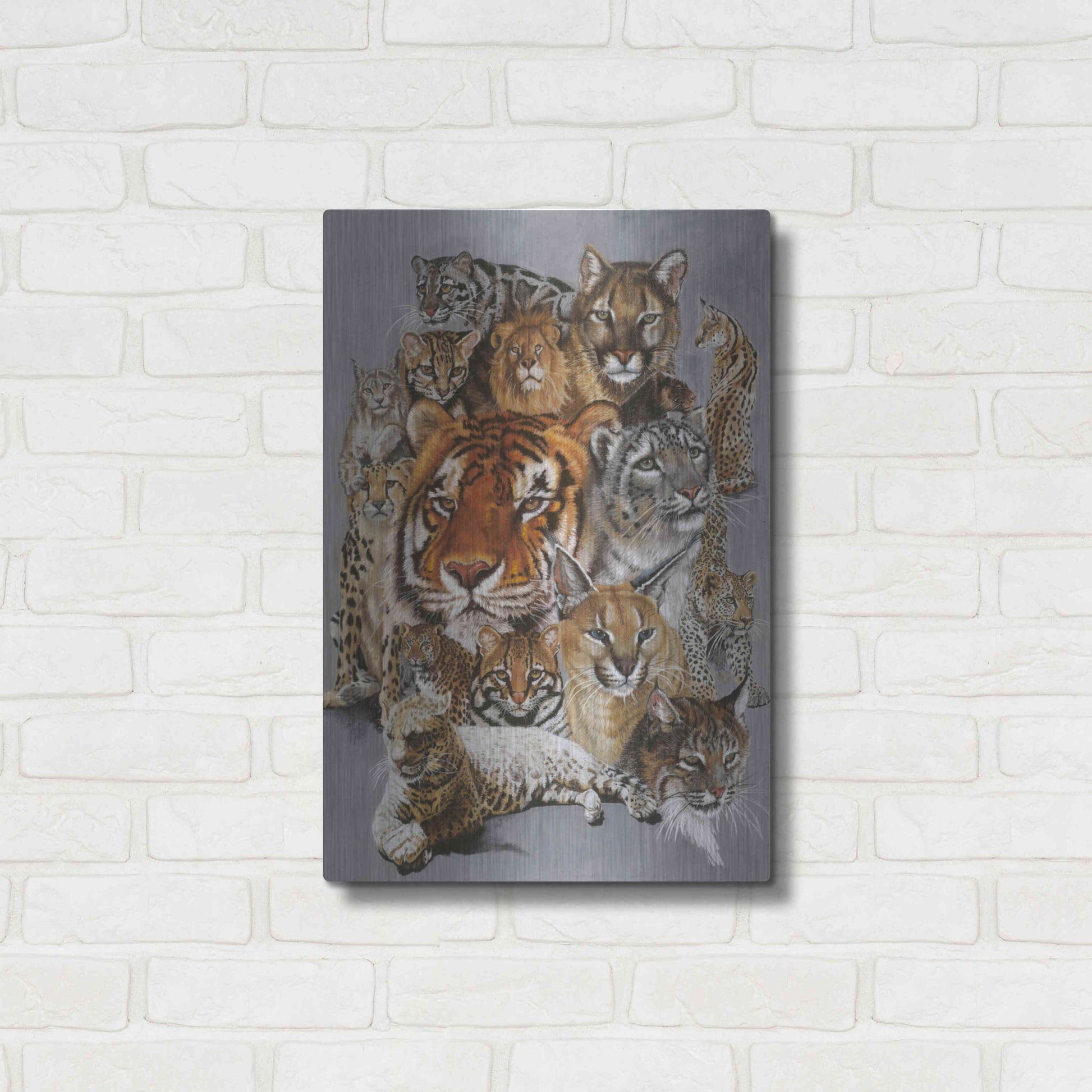 Luxe Metal Art 'Noble Heritage' by Barbara Keith, Metal Wall Art,16x24