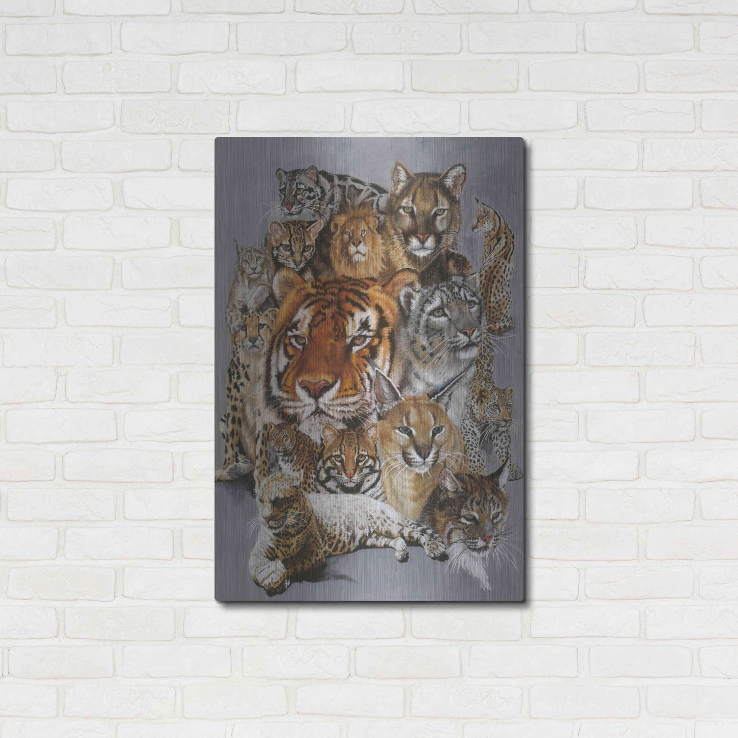 Luxe Metal Art 'Noble Heritage' by Barbara Keith, Metal Wall Art,24x36