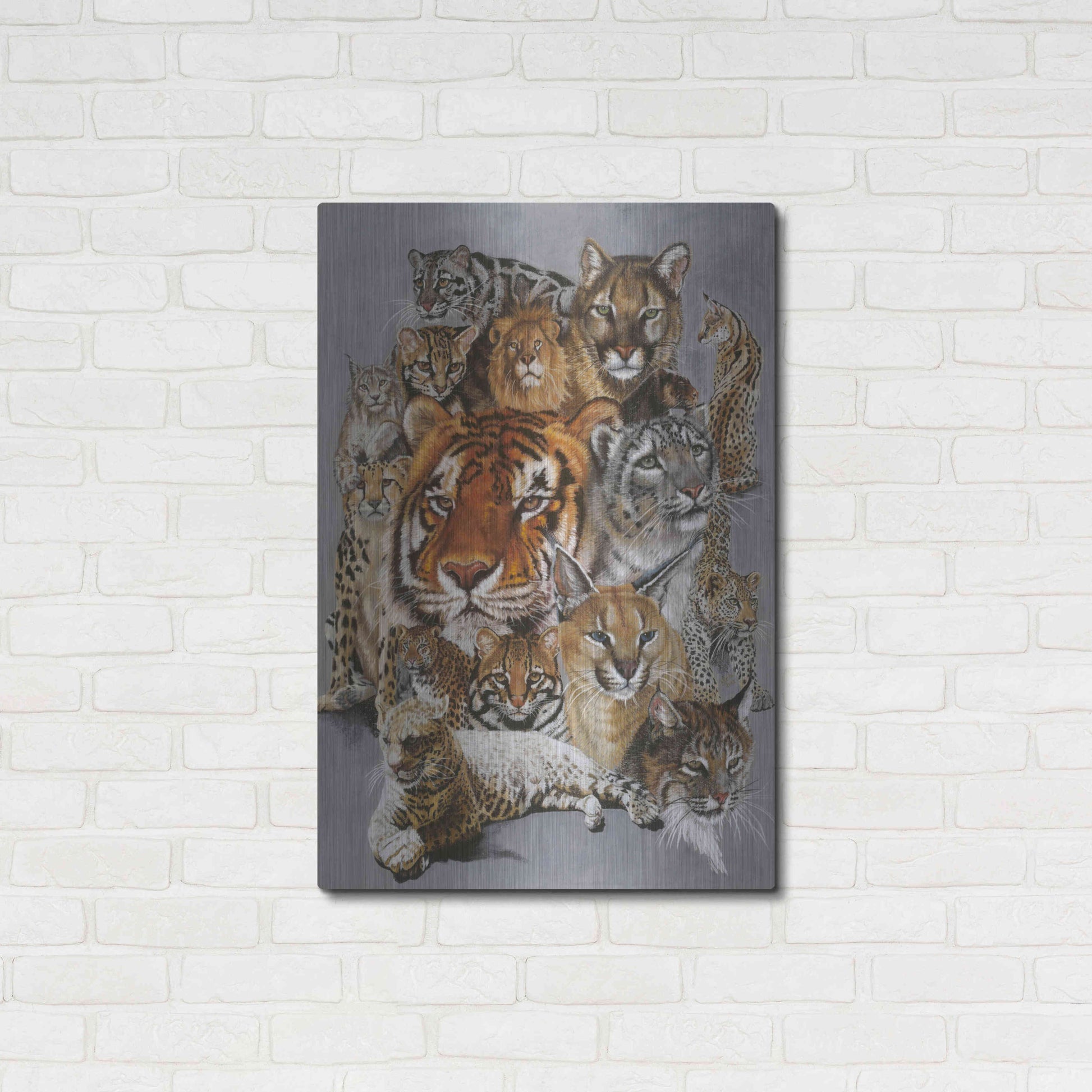 Luxe Metal Art 'Noble Heritage' by Barbara Keith, Metal Wall Art,24x36