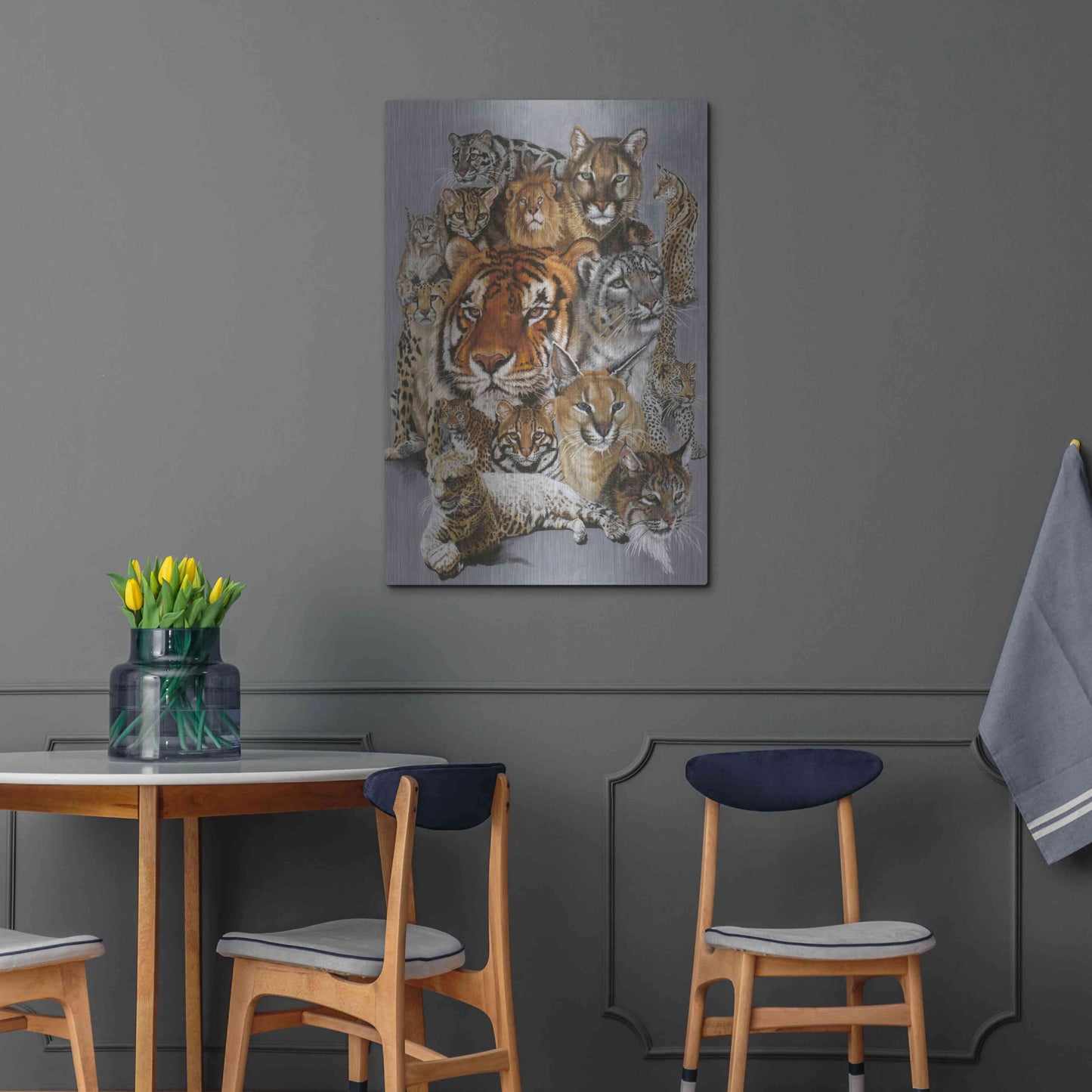 Luxe Metal Art 'Noble Heritage' by Barbara Keith, Metal Wall Art,24x36