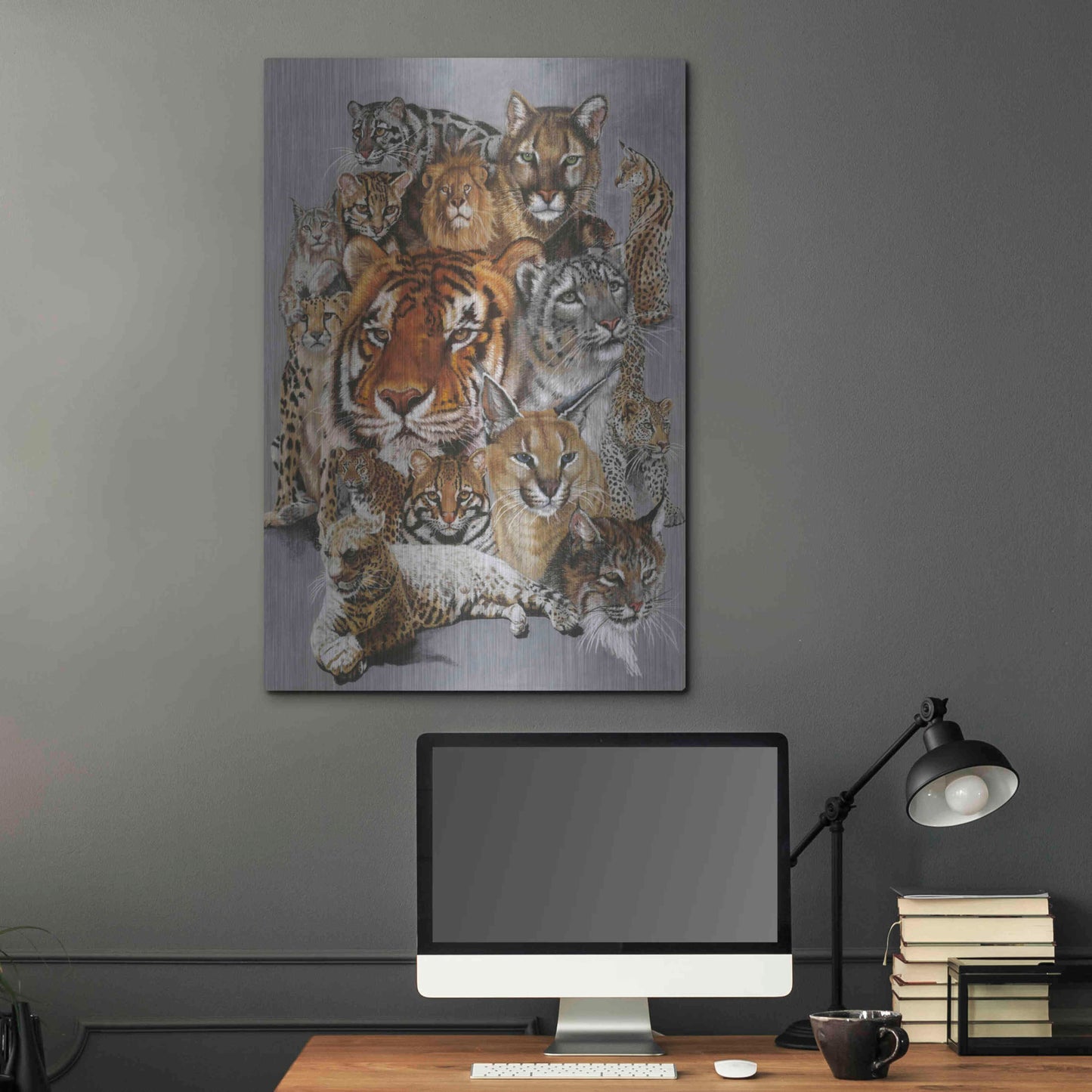 Luxe Metal Art 'Noble Heritage' by Barbara Keith, Metal Wall Art,24x36