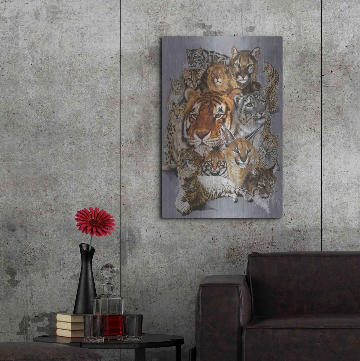 Luxe Metal Art 'Noble Heritage' by Barbara Keith, Metal Wall Art,24x36