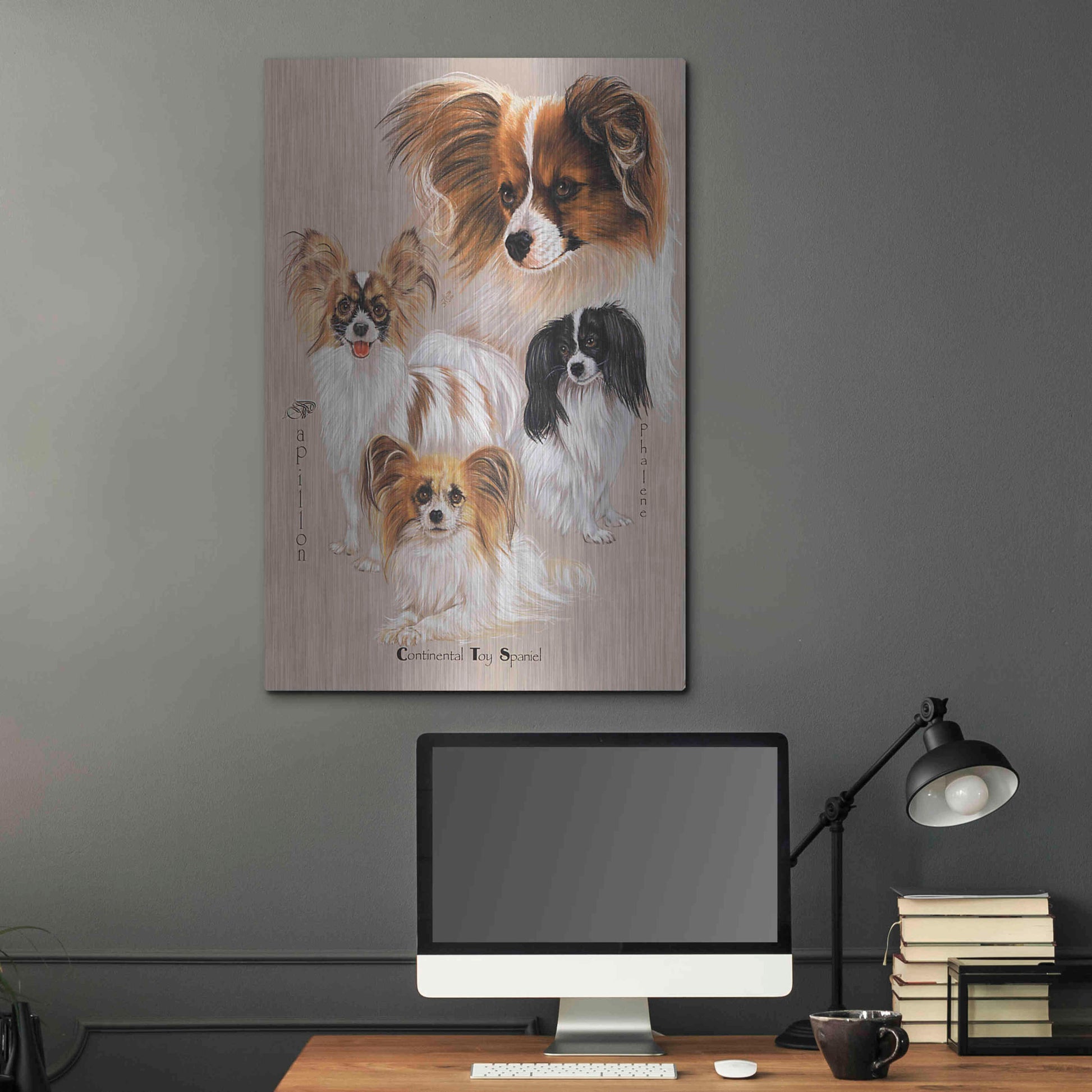 Luxe Metal Art 'Papillon' by Barbara Keith, Metal Wall Art,24x36