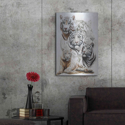 Luxe Metal Art 'Baron' by Barbara Keith, Metal Wall Art,24x36