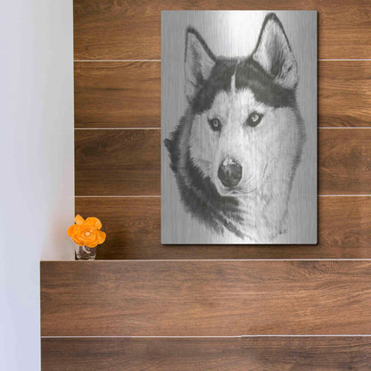 Luxe Metal Art 'Buff' by Barbara Keith, Metal Wall Art,12x16