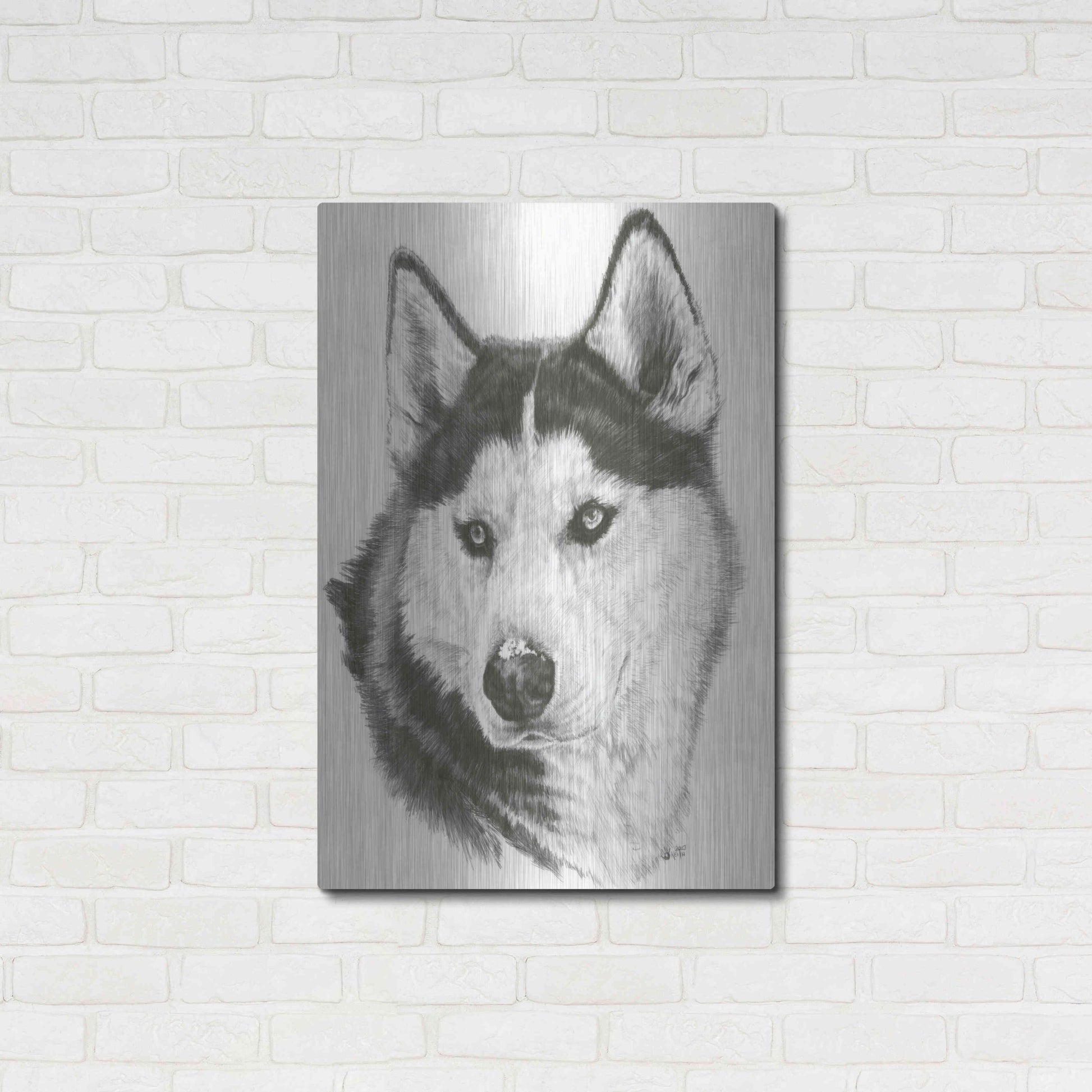 Luxe Metal Art 'Buff' by Barbara Keith, Metal Wall Art,24x36
