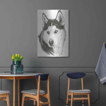 Luxe Metal Art 'Buff' by Barbara Keith, Metal Wall Art,24x36