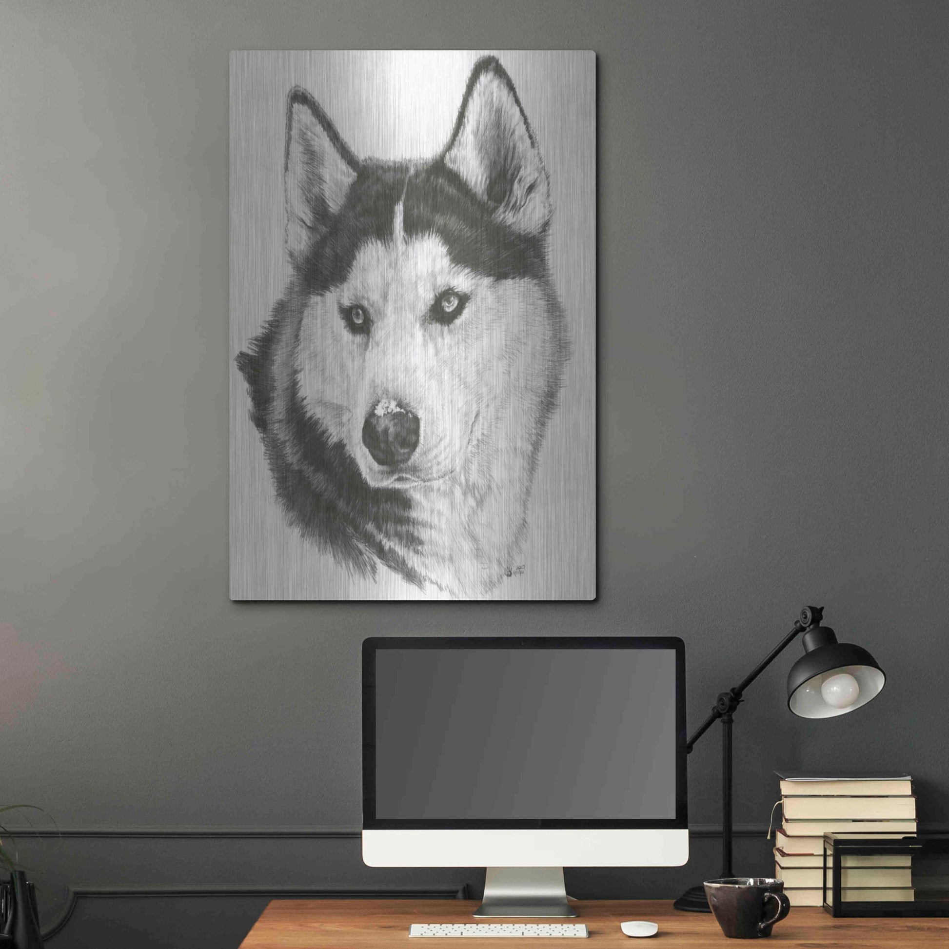 Luxe Metal Art 'Buff' by Barbara Keith, Metal Wall Art,24x36